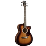 Martin 000CJR-10E BASS-BST Junior Series Acoustic-Electric Bass Guitar - Spruce/Sapele, Burst w/Gig Bag